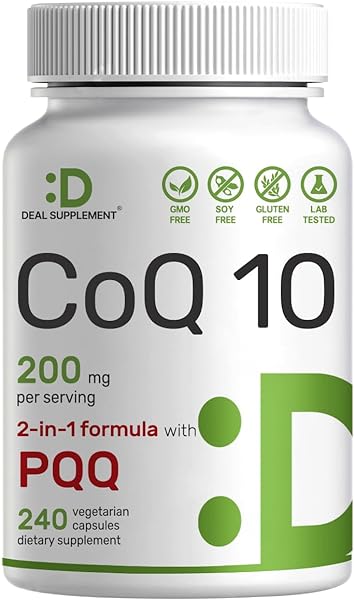 CoQ10 200mg & PQQ 200mcg, 240 Veggie Capsules in Pakistan