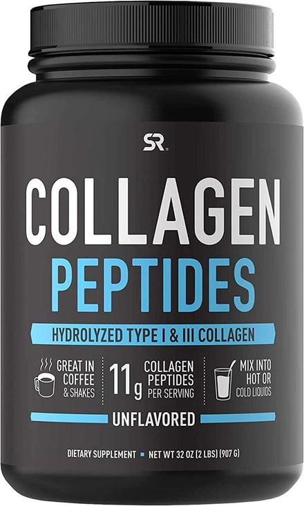 Collagen Peptide Powder Supplement for Joints, Bones, Skin, & Nails