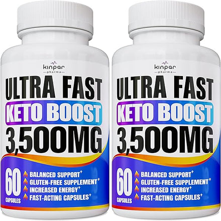 Complete Keto Pills - Keto Fast Exogenous Ketones Supplement for Improved Focus and Stamina - Advanced Weight Management, Energy, and Appetite Support - American Quality - 120 Capsules - Pack of 2 in Pakistan