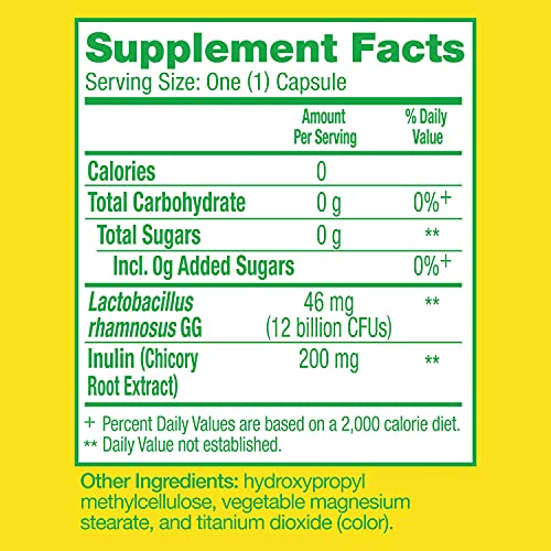 Culturelle Pro Strength Daily Probiotic, Digestive Health Capsules, Supports Occasional Diarrhea, Gas & Bloating, Gluten and Soy Free, 60 Count
