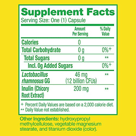Culturelle Pro Strength Daily Probiotic, Digestive Health Capsules, Supports Occasional Diarrhea, Gas & Bloating, Gluten and Soy Free, 60 Count