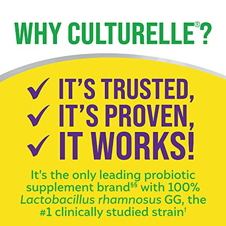 Culturelle Pro Strength Daily Probiotic, Digestive Health Capsules, Supports Occasional Diarrhea, Gas & Bloating, Gluten and Soy Free, 60 Count