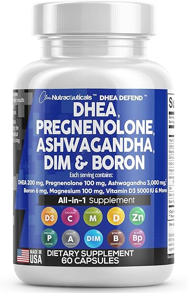 DHEA 200mg Supplement Pregnenolone 100mg for  in Pakistan