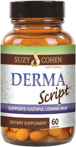 DermaScript Clear Skin Probiotic- Skin Care Routine Supplement - Biotin Face Supplemnt - Fights Acne, Dryness, Irritation and Rashes (60 Capsules) in Pakistan