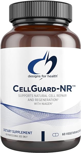 Designs for Health CellGuard-NR - NAD+ Supplement - Nicotinamide Riboside Chloride with Resveratrol + Pterostilbene to Support Cellular Repair & Healthy Aging (60 Vegan Capsules) in Pakistan in Pakistan
