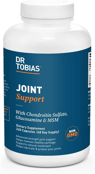 Dr. Tobias Joint Support Supplement, with Chondroitin Sulfate, Glucosamine and MSM, 240 Capsules in Pakistan