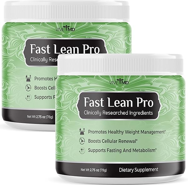 Fast Lean Pro Advanced Formula Supplement Powder - Boosts Weight Loss & Cellular Renewal with Vitamin B6, BCAA, L-Glutamine, and Beet Juice Powder - 2.75oz/78g (2-Pack) in Pakistan in Pakistan