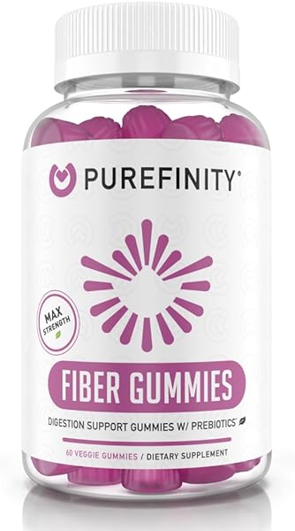 Fiber Gummies Supplement for Adults & Kids – Sugar Free Dietary FOS Prebiotic Chicory Root Inulin Fiber Gummy for Digestive Health, Gut Health & Constipation Relief - 60 Vegan Gummies in Pakistan in Pakistan