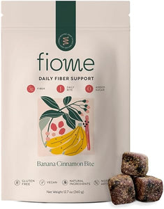 Fiber Supplement - 5g Daily Fiber Bite - Supports Regularity, Digestion and Gut Health - All Natural Ingredients, Banana Cinnamon Flavor, 30 Servings in Pakistan