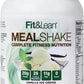 Fit & Lean Meal Shake Meal Replacement with Protein, Fiber, Probiotics and Organic Fruits & Vegetables, Cookies and Cream, 1lb, 10 Servings Per Container