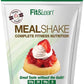 Fit & Lean Meal Shake Meal Replacement with Protein, Fiber, Probiotics and Organic Fruits & Vegetables, Cookies and Cream, 1lb, 10 Servings Per Container