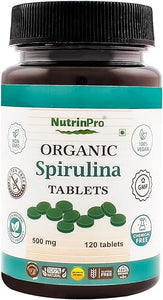 Forty Pack Organic Spirulina Tablets - 100% Pure Vegan, Non-GMO, Gluten Free, Chemical Free (4800) in Pakistan