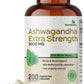Futurebiotics Ashwagandha Capsules Extra Strength 3000mg - Stress Relief Formula, Natural Mood Support, Stress, Focus, and Energy Support Supplement, 120 Capsules