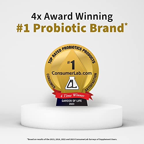 Garden of Life Dr Formulated Once Daily 3-in-1 Complete Prebiotics, Postbiotics & Probiotics for Women and Men - PRE + PRO + POSTBIOTIC Supplement for Gas & Bloating - 50 Billion CFU, 30 Day Supply