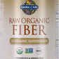 Garden of Life Fiber Supplement, Raw Organic Fiber Powder - 30 Servings, 15 Organic Superfoods, Probiotics and Omega-3 ALA, 4g Soluble Fiber, 5g Insoluble Fiber for Regularity, Psyllium Free Fiber