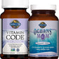 Garden of Life Prenatal Multivitamin for Women with Iron, Folate & Vitamin C and D3 for Neural Development & Probiotics for Immune Support – Vitamin Code – Non-GMO, Gluten-Free, Kosher, 60 Day Supply