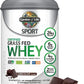 Garden of Life Sport Whey Protein Powder Vanilla, Premium Grass Fed Whey Protein Isolate Plus Probiotics for Immune System Health, 24g Protein, Non GMO, Gluten Free, Cold Processed - 20 Servings