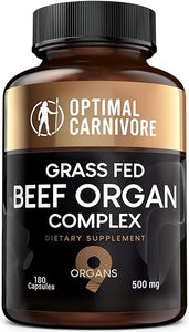 Grass Fed Beef Organs, Beef Organ Capsules, Beef Organ Supplement, Organ Supplement Grass Fed, Organ Meat Capsules, Grass Fed Organ Complex - 9 Organs - Beef Liver, Brain, Thymus, Lung, Gallbladder in Pakistan