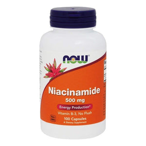 Free shipping Niacinamide 500 mg Energy Production Vitamin B-3,No Flush 100 Capsules