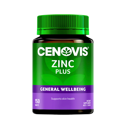 Cenovis Zinc Supplement 150 Tablets/Bottle Free Shipping