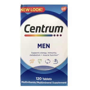 Free shipping Centrum man Multiviamin/Multimineral Supplement 120 tablets