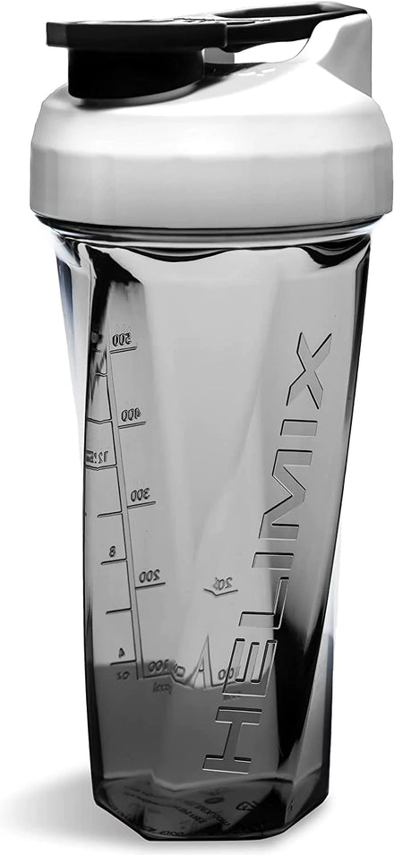 HELIMIX 2.0 Vortex Blender Shaker Bottle 28oz | No Blending Ball or Whisk | USA Made | Portable Pre Workout Whey Protein Drink Shaker Cup | Mixes Cocktails Smoothies Shakes | Dishwasher Safe