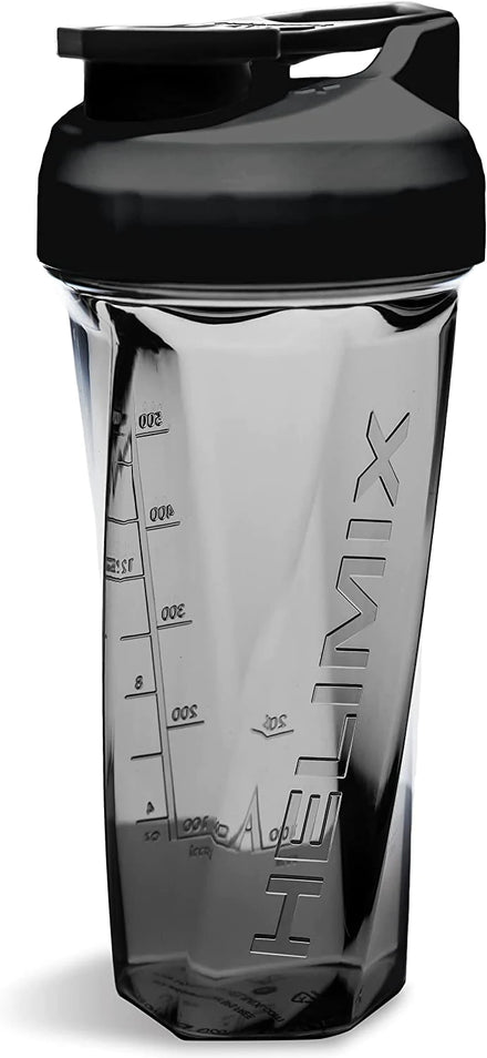 HELIMIX 2.0 Vortex Blender Shaker Bottle 28oz | No Blending Ball or Whisk | USA Made | Portable Pre Workout Whey Protein Drink Shaker Cup | Mixes Cocktails Smoothies Shakes | Dishwasher Safe