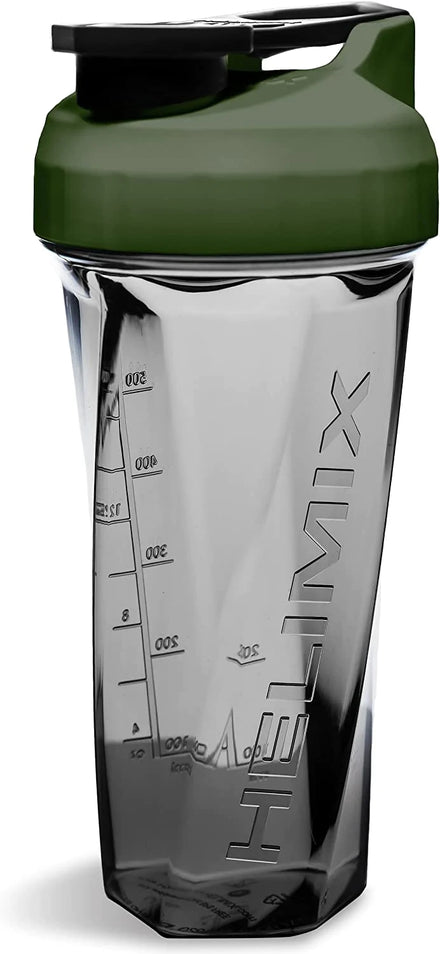 HELIMIX 2.0 Vortex Blender Shaker Bottle 28oz | No Blending Ball or Whisk | USA Made | Portable Pre Workout Whey Protein Drink Shaker Cup | Mixes Cocktails Smoothies Shakes | Dishwasher Safe