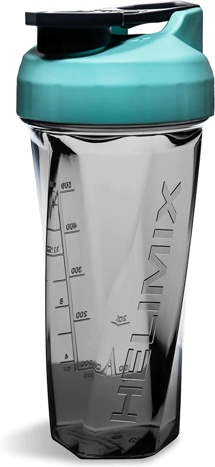 HELIMIX 2.0 Vortex Blender Shaker Bottle 28oz | No Blending Ball or Whisk | USA Made | Portable Pre Workout Whey Protein Drink Shaker Cup | Mixes Cocktails Smoothies Shakes | Dishwasher Safe