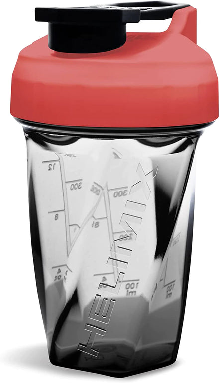 HELIMIX 2.0 Vortex Blender Shaker Bottle 28oz | No Blending Ball or Whisk | USA Made | Portable Pre Workout Whey Protein Drink Shaker Cup | Mixes Cocktails Smoothies Shakes | Dishwasher Safe