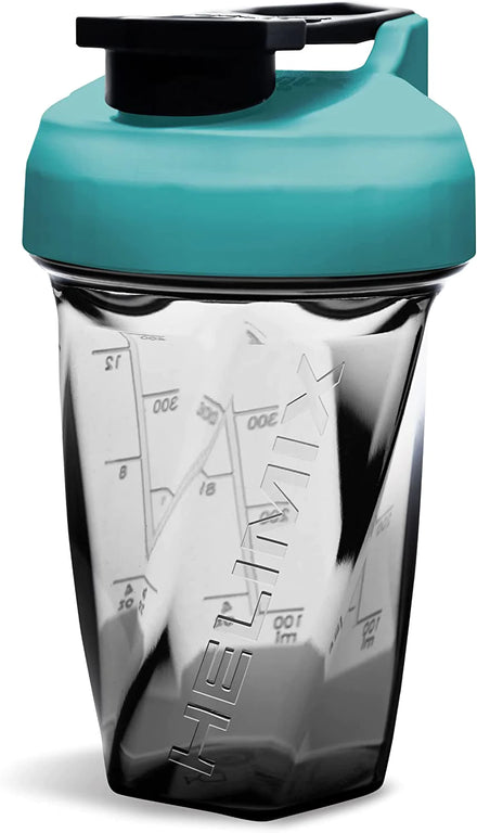 HELIMIX 2.0 Vortex Blender Shaker Bottle 28oz | No Blending Ball or Whisk | USA Made | Portable Pre Workout Whey Protein Drink Shaker Cup | Mixes Cocktails Smoothies Shakes | Dishwasher Safe