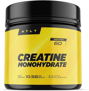 HTLT Creatine Monohydrate Powder - 60 Servings, Unflavored 5g Per Serve in Pakistan