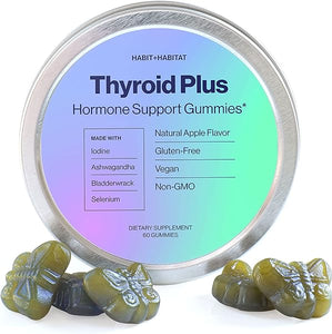 Habit Habitat Thyroid Plus Gummies - Thyroid Support with Ashwaganda, Iodine, Bladderwrack, Kelp, and Schisandra in Pakistan