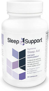 Helps Promote Calm and Relaxation - Organic Ashwagandha, Hops, Passion Flower, Valerian Root, Magnesium, Melatonin, Glycine, L-Theanine, L-Tryptophan - 60 Capsules in Pakistan
