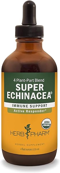 Herb Pharm Certified Organic Super Echinacea Liquid Extract for Active Immune System Support - 4 Oz in Pakistan in Pakistan