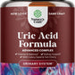 Herbal Uric Acid Cleanse and Detox - Essential Daily Kidney Cleanse and Uric Acid Support for Adults - Joint Support Supplement and Detox Cleanse with Tart Cherry Extract Capsules for Men and Women