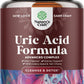 Herbal Uric Acid Cleanse and Detox - Essential Daily Kidney Cleanse and Uric Acid Support for Adults - Joint Support Supplement and Detox Cleanse with Tart Cherry Extract Capsules for Men and Women