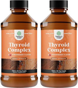 High Absorption Thyroid Support Supplement - Vegan Liquid Iodine Supplements for Thyroid Support for Women and Men with Myo-Inositol Selenium and Stinging Nettle for Enhanced Energy and Focus 2 Pack in Pakistan