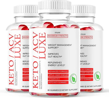 Imported Keto Luxe ACV Gummies, New Keto Luxe Apple Cider Vinegar Gummies in Pakistan