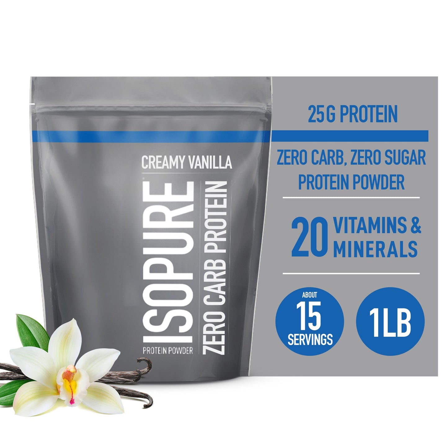 Isopure Creamy Vanilla Whey Isolate Protein Powder Supplement in Pakistan