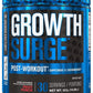 Jacked Factory Growth Surge Creatine Post Workout - Muscle Builder with Creatine Monohydrate, Betaine, L-Carnitine L-Tartrate - Daily Muscle Building & Recovery Supplement - 30 Servings, Black Cherry