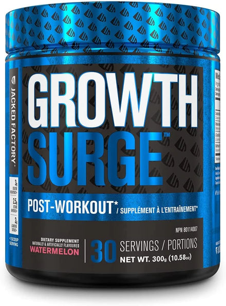 Jacked Factory Growth Surge Creatine Post Workout - Muscle Builder with Creatine Monohydrate, Betaine, L-Carnitine L-Tartrate - Daily Muscle Building & Recovery Supplement - 30 Servings, Black Cherry