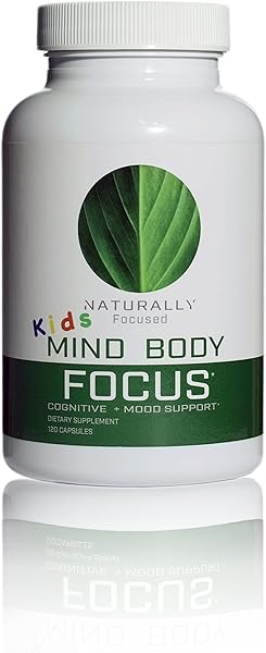 Kids Mind Body Focus | Natural Nootropic Brain Supplement for Focus, Memory and Mood Support - Mental Clarity, Concentration and Cognitive Performance with Mucuna, Bacopa, Rhodiola Phosphatidylcholine in Pakistan
