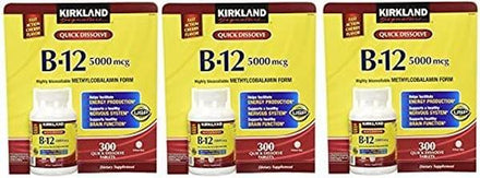 Kirkland Signature Expect More Quick Dissolve B-12 5000 mcg, 300 Tablets