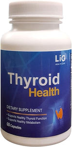 LIG Thyroid Health - Natural Herbal Supplement - Shrink Thyroid Cysts and Nodules - Balance Hormone Levels - Honeysuckle Flower in Pakistan