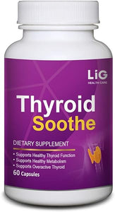 LIG Thyroid Soothe -Natural Herbal Supplement for Overactive Thyroid-Minimize Thyroid Goiter-Balance Hormone Levels-Maintain Thyroid Function in Pakistan