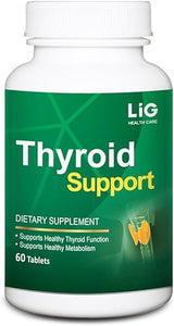 LIG Thyroid Support-Natural Supplement–for Goiter & Hashimoto's Thyroiditis-Balance Hormone Levels-Maintain Thyroid Gland Function in Pakistan