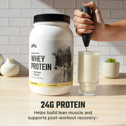 Levels Grass Fed 100% Whey Protein, No Hormones, Vanilla Bean, Supplement in Pakistan