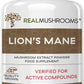 Lions Mane Brain and Focus Supplements - Mushroom Powder Extract Capsules - Non GMO and Gluten Free Supplement for Better Cognitive Health