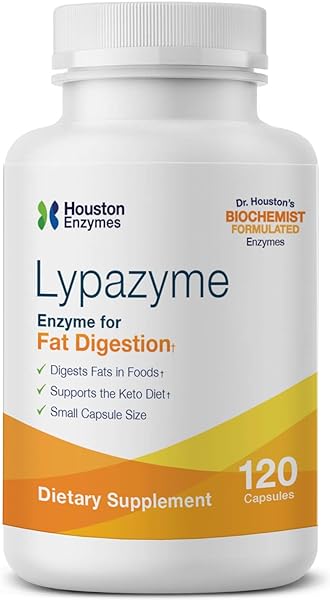 – Lypazyme – 120 Capsules – Professionally Formulated with 3 Different Lipase Enzymes – Supports Complete Breakdown of Triglyceride Fats – Excellent for High-Fat Diets in Pakistan in Pakistan
